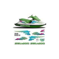 Kit Adesivos Compatível Seadoo SPX 1994 SD50 Kit Adesivos Compatível Seadoo SPX 1994 SD50