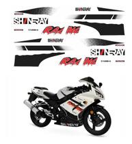 Kit Adesivos Compatível Shineray XY 200 Racing Branca Kit Adesivos Compatível Shineray XY 200 Racing Branca