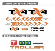 Kit Adesivos Compatível Troller TX4 2020/21 Padrão Fábrica