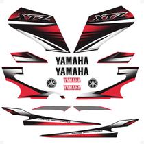 Kit Adesivos Compatível Yamaha Xtz 125 2011 Moto Vermelha