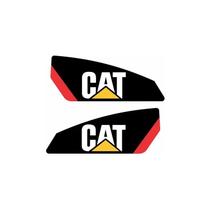 Kit Adesivos Completo Compatível Trator CAT 320D2L Preto