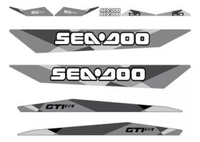Kit Adesivos Completo Jet Ski Sea Doo Gti 130 2019 Cinza Kit Adesivos Completo Jet Ski Sea Doo Gti 130 2019 Cinza