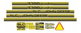 Kit Adesivos Completo SPTS Compatível Colheitadeira 7300 Turbo