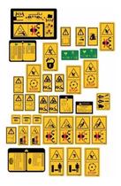 Kit Adesivos De Advertência Colheitadeira Jd 1450 E 1550 Kit Adesivos De Advertência Colheitadeira Jd 1450 E 1550