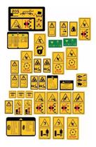 Kit Adesivos De Advertência Colheitadeira Jd 1450 E 1550 Kit Adesivos De Advertência Colheitadeira Jd 1450 E 1550