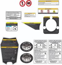 Kit Adesivos De Advertência Sea Doo Para Jet Ski