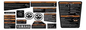 Kit Adesivos De Advertência Yamaha Vx Cruiser 2006 A 2012