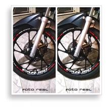 Kit Adesivos De Roda Honda Cg 160cc Fan Vermelho Kit Adesivos De Roda Honda Cg 160cc Fan Vermelho
