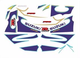 Kit Adesivos Decorativos Suzuki Gsxr 750 2000 Alstare Moto