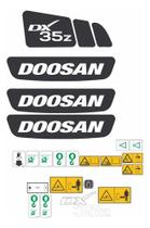 Kit Adesivos Doosan Dx35z Kit Adesivos Doosan Dx35z