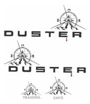 Kit Adesivos Duster Adventure Faixa Lateral Capo E Tampa Cor