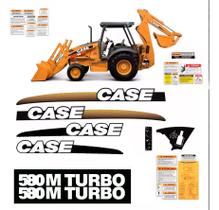 Kit Adesivos e Etiquetas Compatível Case 580M Branco Kit Adesivos e Etiquetas Compatível Case 580M Branco