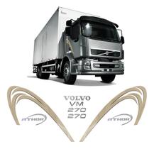 Kit Adesivos + Emblema Compatível Volvo VM 270