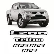 Kit Adesivos Emblema L200 Triton Hpe 2008 Resinados Kit Adesivos Emblema L200 Triton Hpe 2008 Resinados