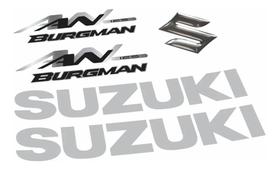 Kit Adesivos Emblemas Compatível Suzuki Burgman AN125 2007