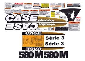 Kit Adesivos + Etiquetas Case 580m Série 3 Extendahoe Kit Adesivos + Etiquetas Case 580m Série 3 Extendahoe