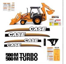 Kit Adesivos + Etiquetas Case 580m Série 3 Turbo Branco Kit Adesivos + Etiquetas Case 580m Série 3 Turbo Branco
