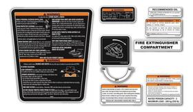 Kit Adesivos Etiquetas De Segurança Yamaha Vx 700 S Kit Adesivos Etiquetas De Segurança Yamaha Vx 700 S