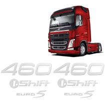 Kit Adesivos Euro 5 460 I.shift Volvo Fh 2010/2015 Cromado