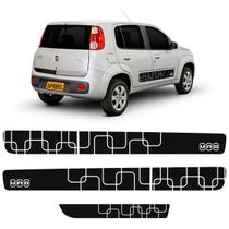 Kit Adesivos Faixa Lateral Novo Uno Vivace Evo Curvas 2012