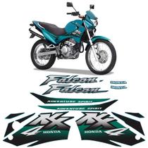 Kit Adesivos Faixa Moto Falcon Nx4 Adventure Spirit 2001