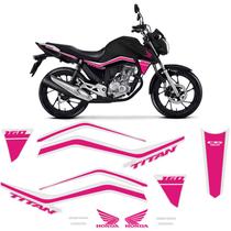 Kit Adesivos Faixa Tanque Moto Honda Cg Titan 160 2018/2020