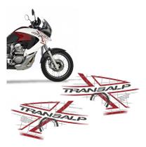 Kit Adesivos Faixa Tanque Moto Honda Transalp 11 A 12 G.v.