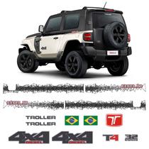 Kit Adesivos Faixa Troller Bold 2017/ T4 3.2 4x4 - Genérico