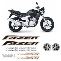Kit Adesivos Faixa Yamaha Fazer Ys 250 2007 Cores Motos