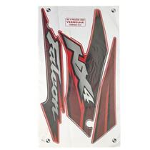 Kit Adesivos Faixas Completo Nx 400 Falcon 2002 Vermelha