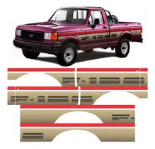 Kit Adesivos Faixas Laterais Compatível Ford F1000 1000dr