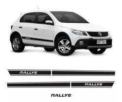 Kit Adesivos Faixas Laterais Gol Rallye G5 2010 A 2013