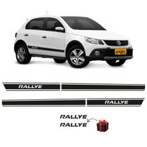 Kit Adesivos Faixas Laterais Preta Gol Rallye G5 2011