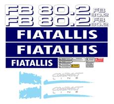 Kit Adesivos FB80 Fiatallis Compatível SPTS 17pç Kit Adesivos FB80 Fiatallis Compatível SPTS 17pç
