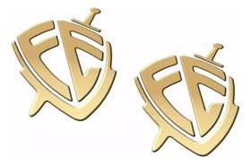 Kit Adesivos Fé Resinados 3d Dourado Carro Emblemas Res18 Kit Adesivos Fé Resinados 3d Dourado Carro Emblemas Res18