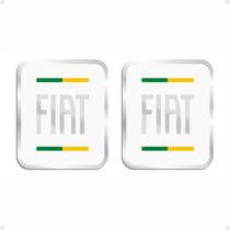 Kit Adesivos Fiat Argo Seleção 2021 Emblema Coluna Resinado Kit Adesivos Fiat Argo Seleção 2021 Emblema Coluna Resinado
