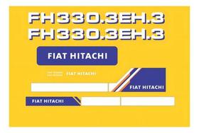 Kit Adesivos Fiat Hitachi Fh 330.3eh.3