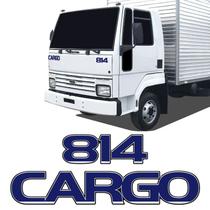 Kit Adesivos Ford Cargo 814 Emblemas Capô Caminhão Resinado