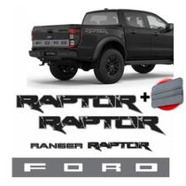 Kit Adesivos Ford Ranger Raptor Emblema Traseira