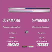 Kit Adesivos - Four Stroke Para Motor De Popa - Yamaha 300 Kit Adesivos - Four Stroke Para Motor De Popa - Yamaha 300