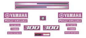 Kit Adesivos - Four Stroke Para Motor De Popa - Yamaha 300 Kit Adesivos - Four Stroke Para Motor De Popa - Yamaha 300