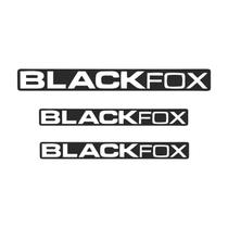 Kit Adesivos Fox Blackfox 2010 Emblema Lateral E Traseiro