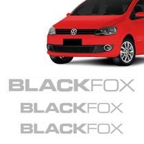 Kit Adesivos Fox Blackfox 2010 Emblema Lateral e Traseiro Kit Adesivos Fox Blackfox 2010 Emblema Lateral e Traseiro