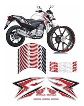 Kit Adesivos Friso + Carenagem Honda Cb 300r 2015 Vermelho