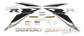 Kit Adesivos Gsxr 750 2011 Dourada E Preta 750