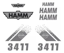 Kit Adesivos Hamm 3411 Para Rolo Compactador