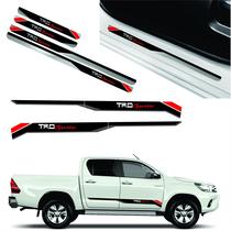 Kit Adesivos Hilux 2016 Trd Faixas Laterais e Soleiras Kit Adesivos Hilux 2016 Trd Faixas Laterais e Soleiras