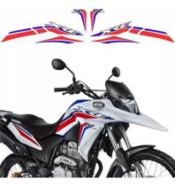 Kit Adesivos Honda Xre 300 Rally Adventure 2018 Branco Kit Adesivos Honda Xre 300 Rally Adventure 2018 Branco
