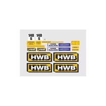Kit Adesivos HWB 140S Compatível Motoniveladora Kit Adesivos HWB 140S Compatível Motoniveladora