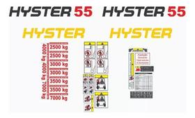 Kit Adesivos Hyster 55 Kit Adesivos Hyster 55